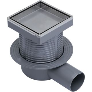 Душевой трап Logan L006-150 с решеткой Нержавеющая сталь под плитку